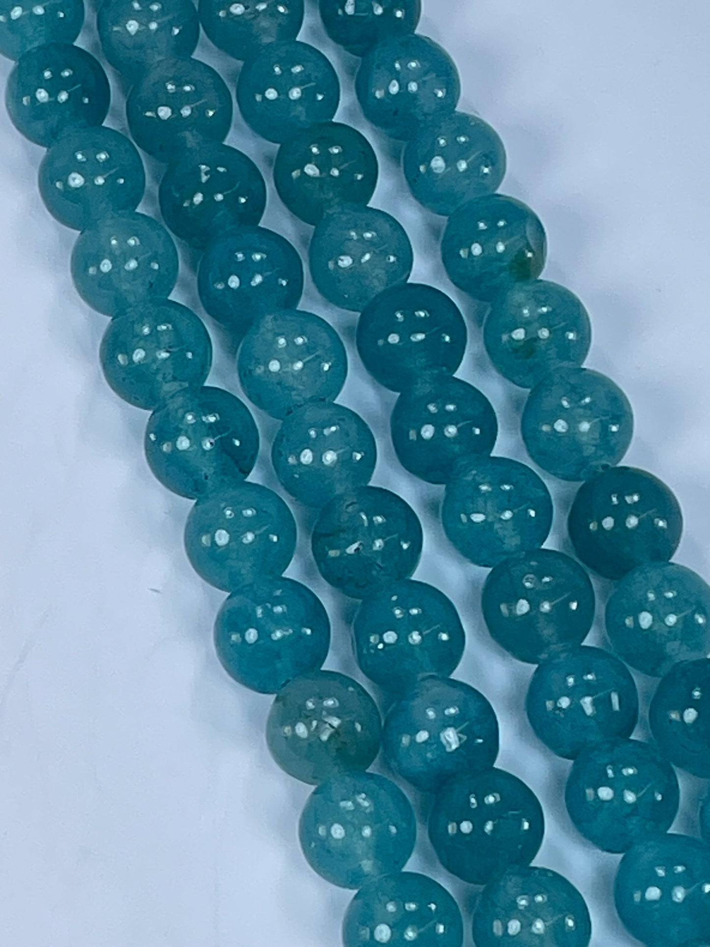 Larimar Jade 12mm, 16" Strand