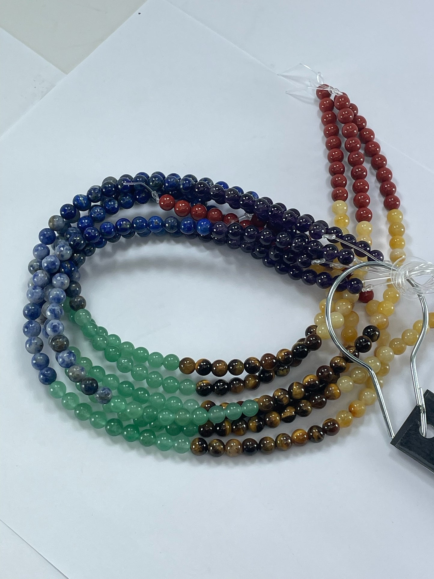 Chakra Gemstone Mix 6mm, 16" Strand