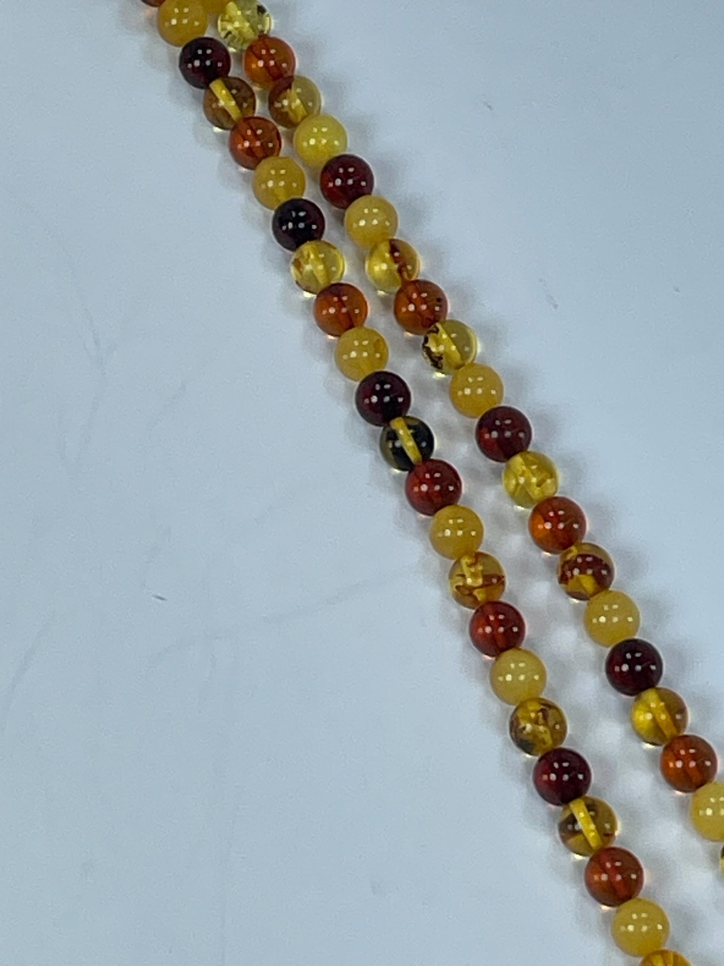 Natural Amber 6mm, 16" strand