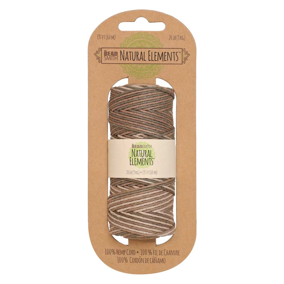 Hemp Variegated Spool, Earthy 20# Test