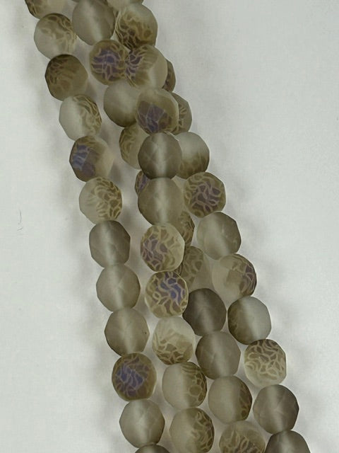Czech Fac Laser Etched Crystal 8mm
