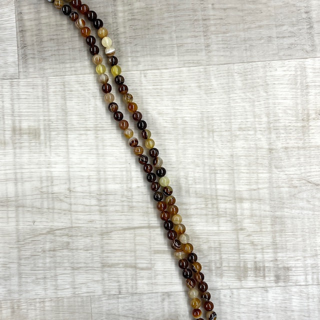 A Coffee Agate 8mm, 16" Strand