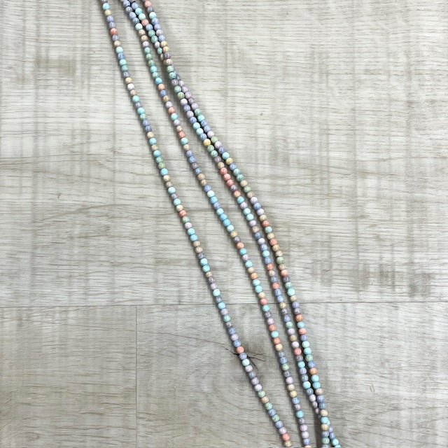 Rainbow Alxa Agate 4mm, 16" Strand