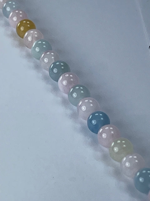 A Grade Beryl 6mm, 16" Strand