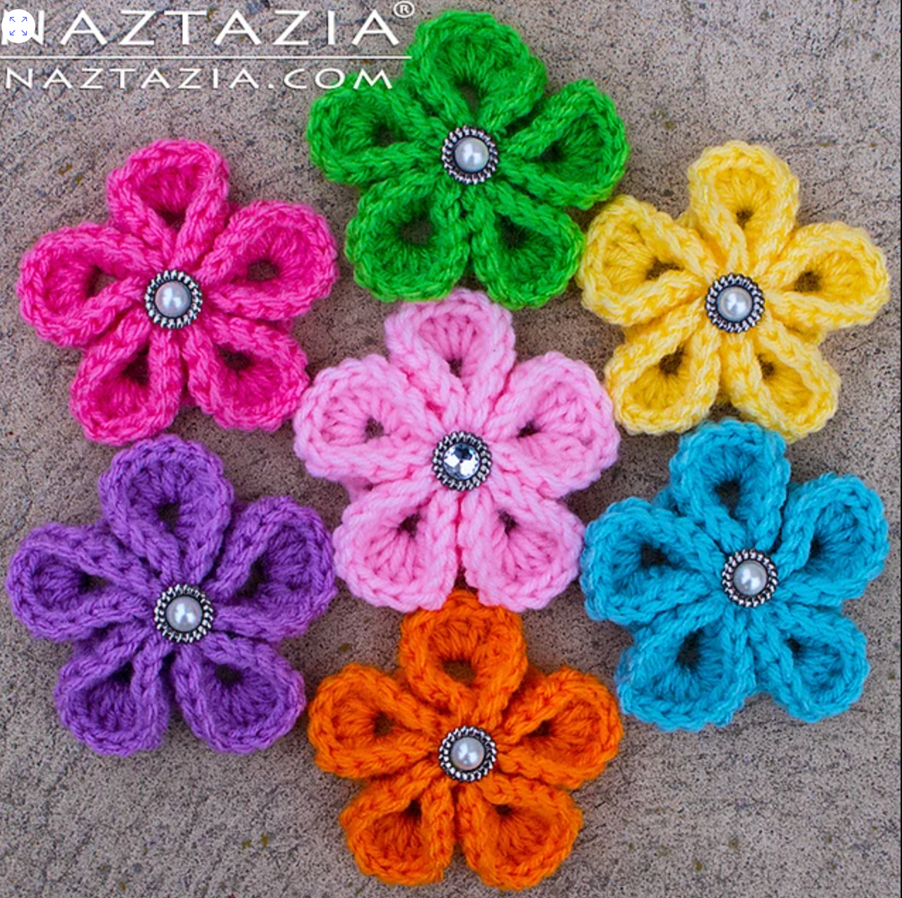 Crochet Flowers Class