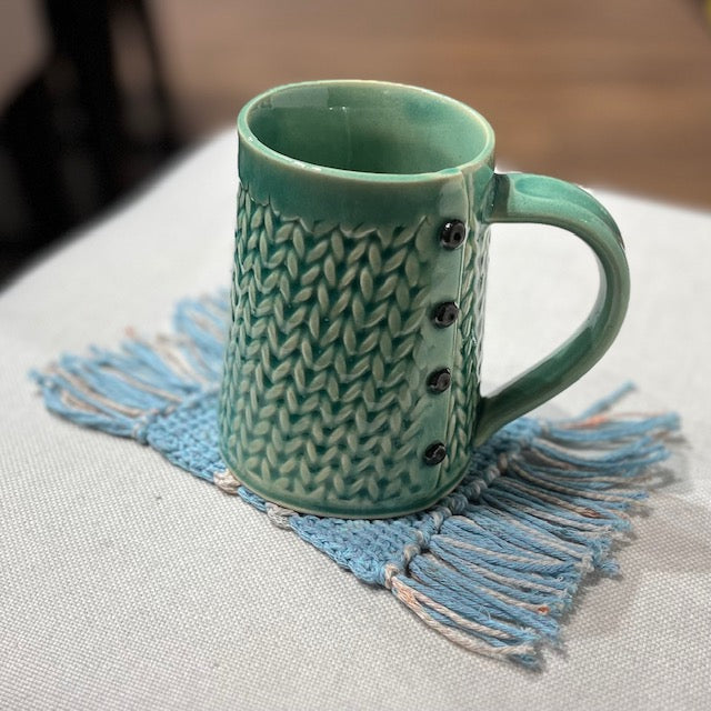 Tunisian Crochet Mug Rug Class