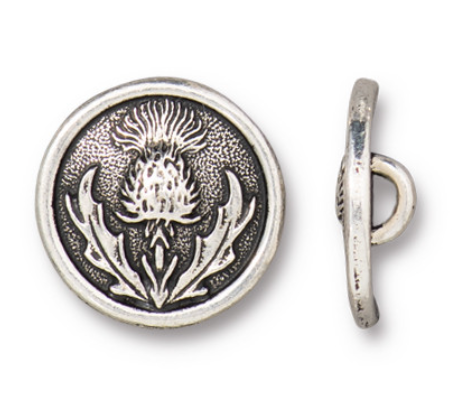 AS Thistle Button, 14.5mm