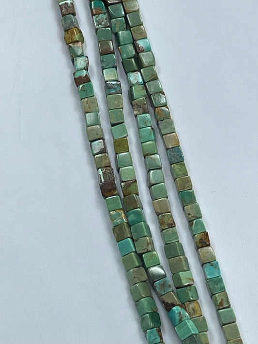 Faceted Hematite Rondelle 8mm Brass, 16" Strand