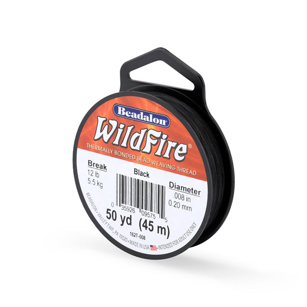 Wildfire - Black .008", 50 yds