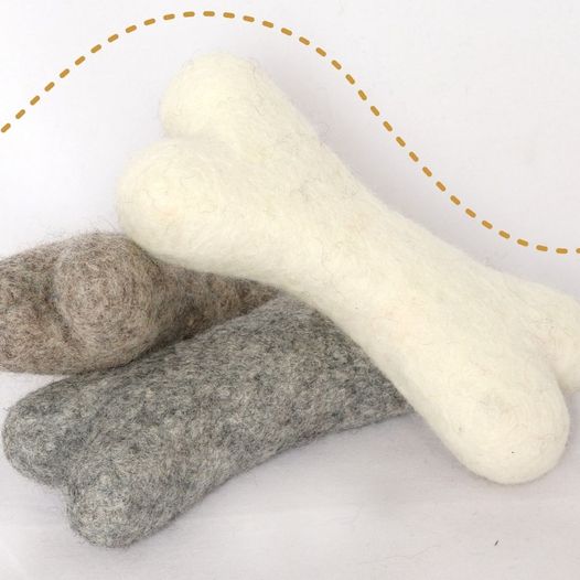 Wool Dog Bones