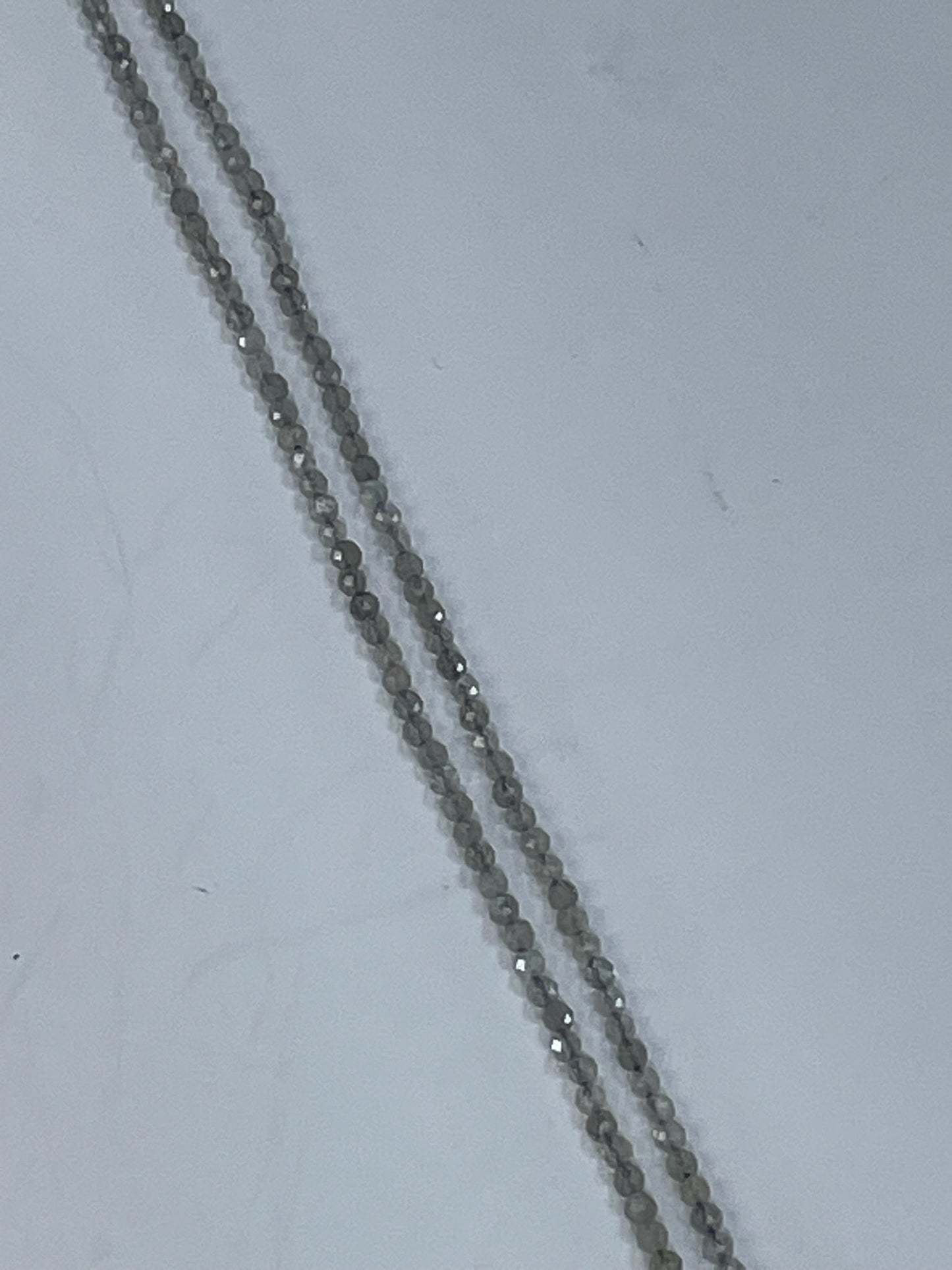 Labradorite Faceted 2mm, 16" Strand