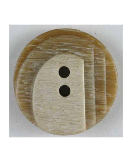 Layered Polyester Graphic Button 23mm