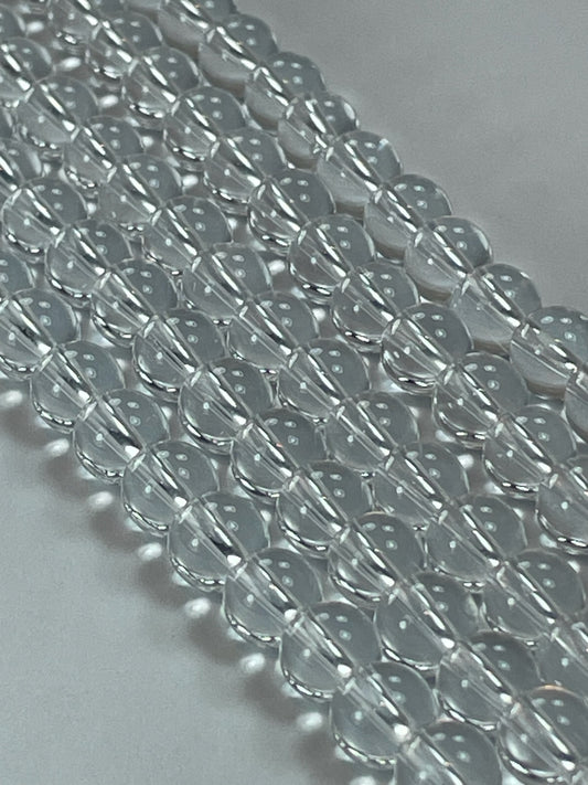 Crystal Quartz, 6mm, 16" Strand