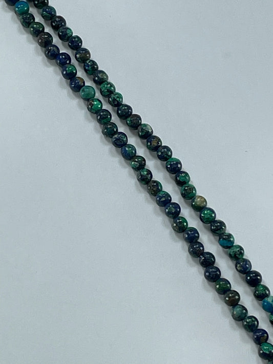 A Grade Azurite 4mm, 16" Strand