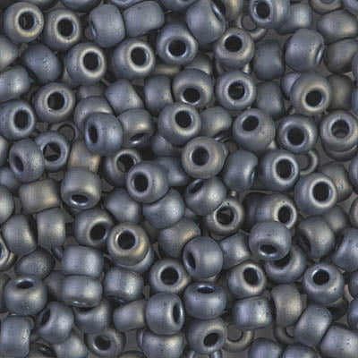 Matte Met Silver Gray, 6-2002, 6/0