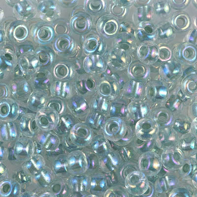 Sea Foam Lined Crystal, 6-263, 6/0