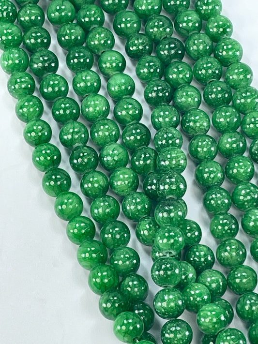 Green Candy Jade 8mm,16" Strand