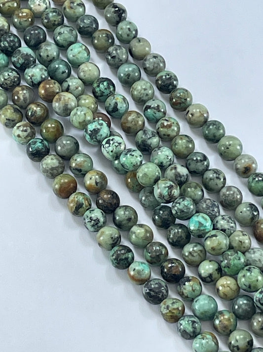 African Turquoise 6mm, 16" Strand