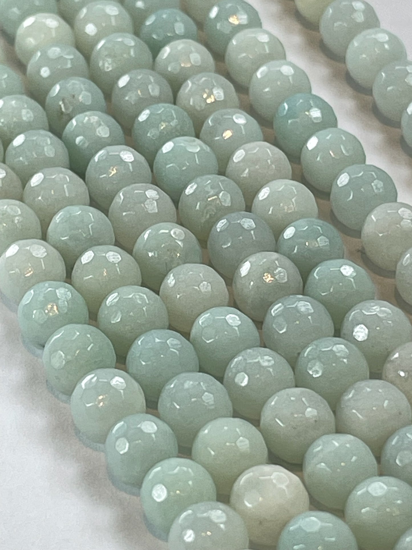 Amazonite Faceted, 6mm, 16" Strand