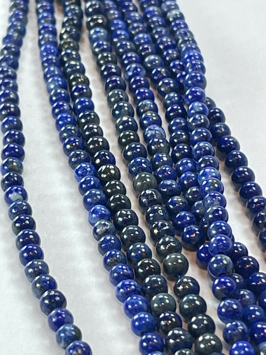 Lapis Lazuli, 3mm, 16" Strand