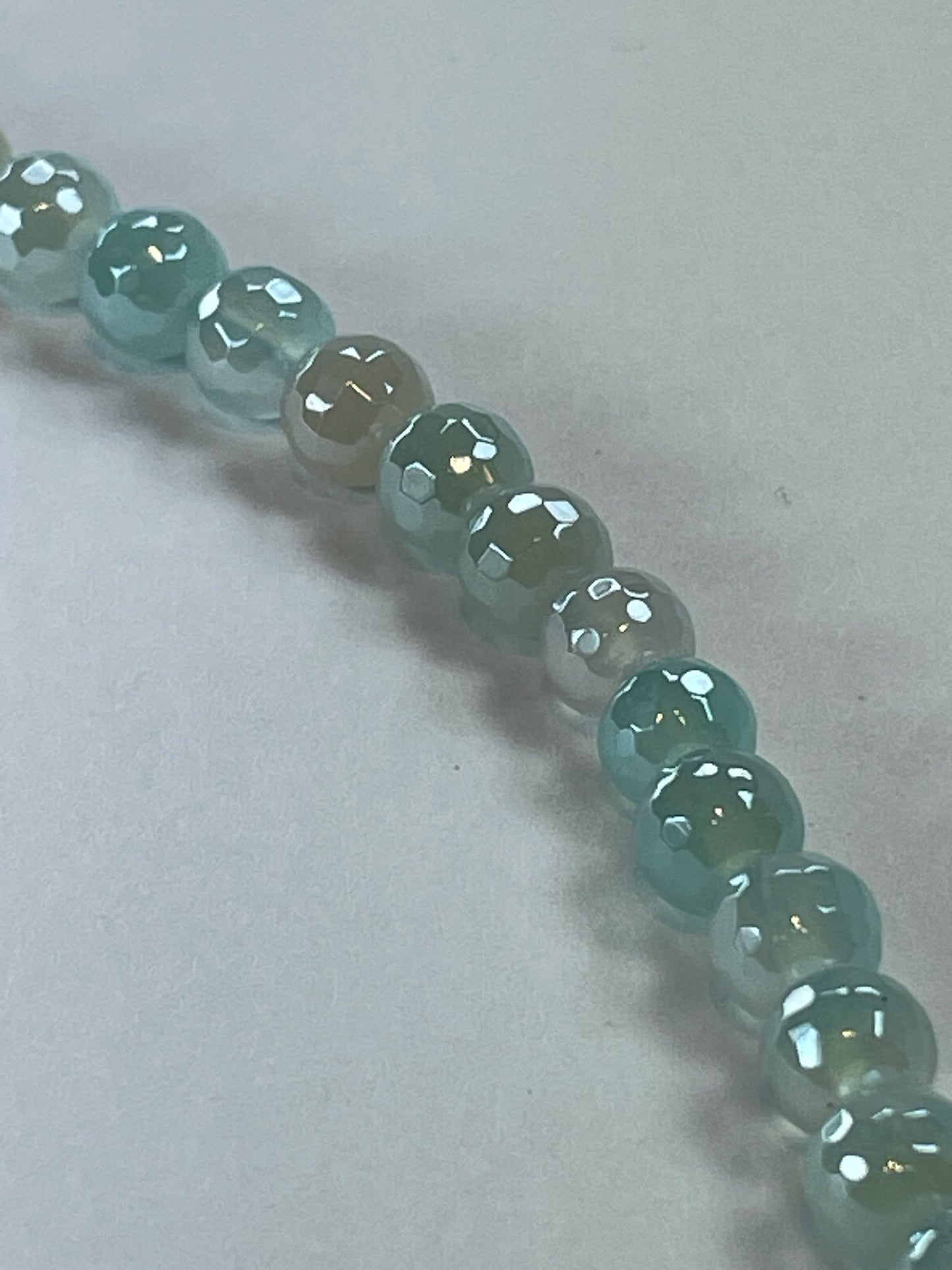 Silverite Agate, 6mm, 16" Strand