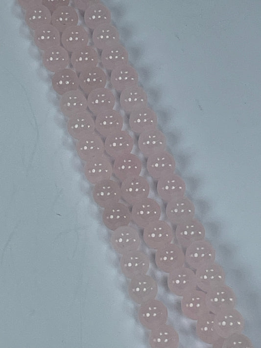 Pink Candy Jade 8mm, 16" Strand
