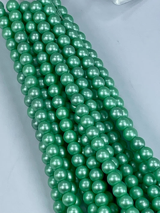 Czech Pastel Lt Green 6mm