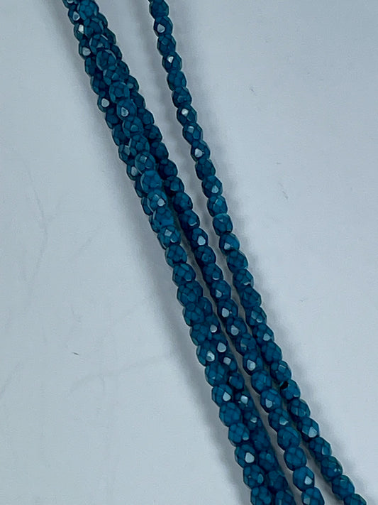 Czech FP Snake Turquois 4mm