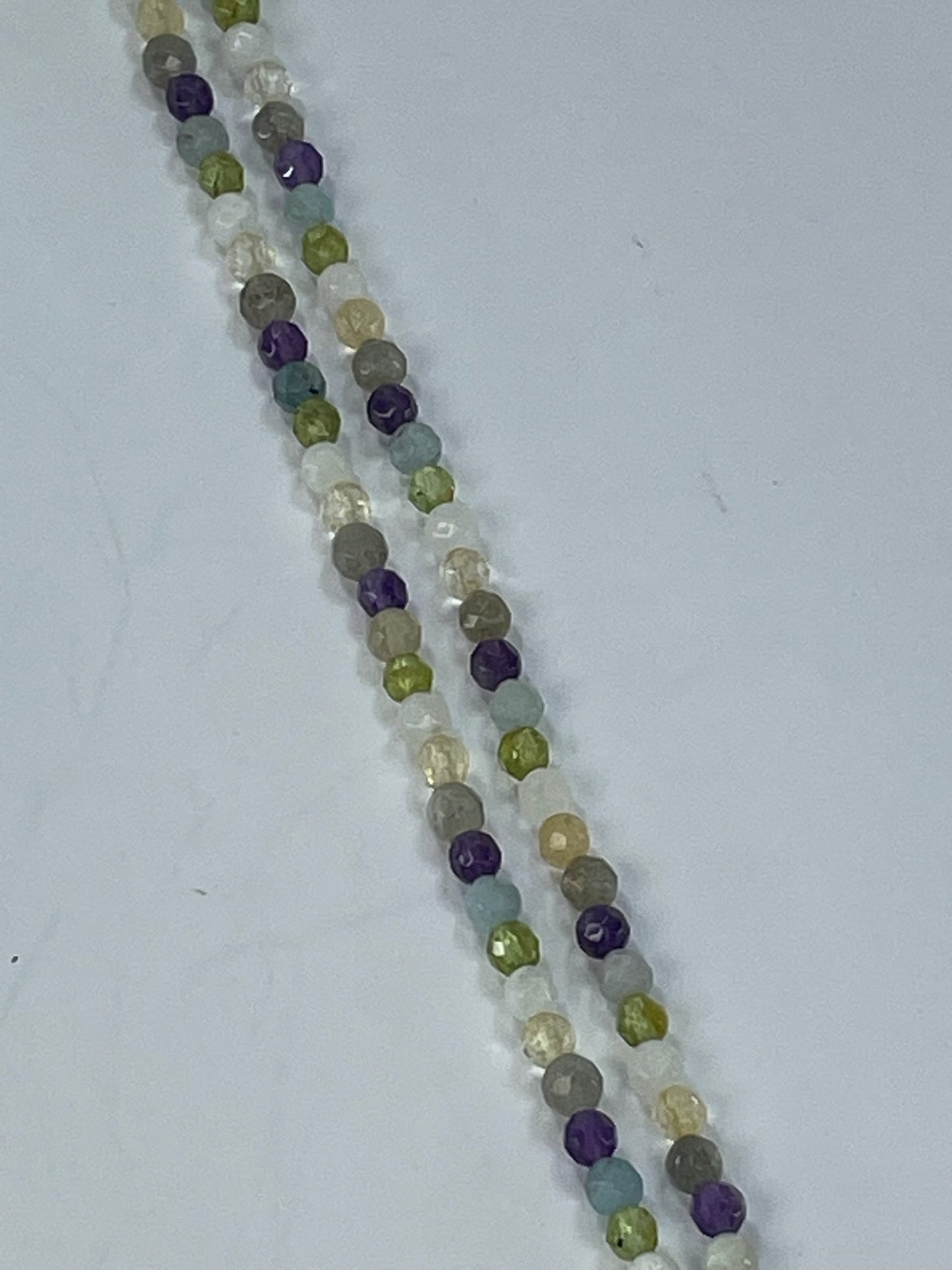 High-End Multi Stone Faceted 4mm, 16" Strand