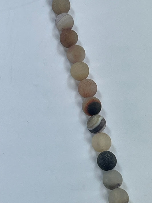 Druzy Agate (Purple) 8mm, 16" Strand