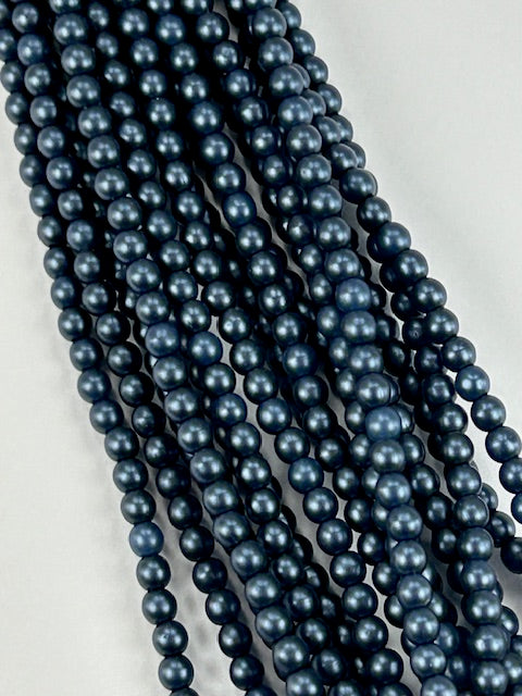 Czech Pastel Montana Blue 4mm