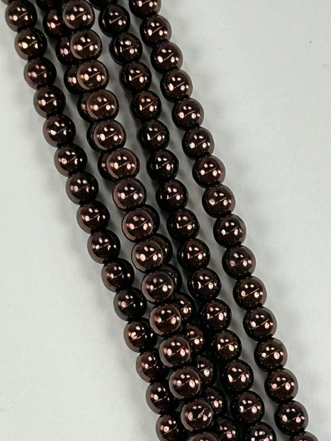 Czech Jet Lila Vega Luster 6mm