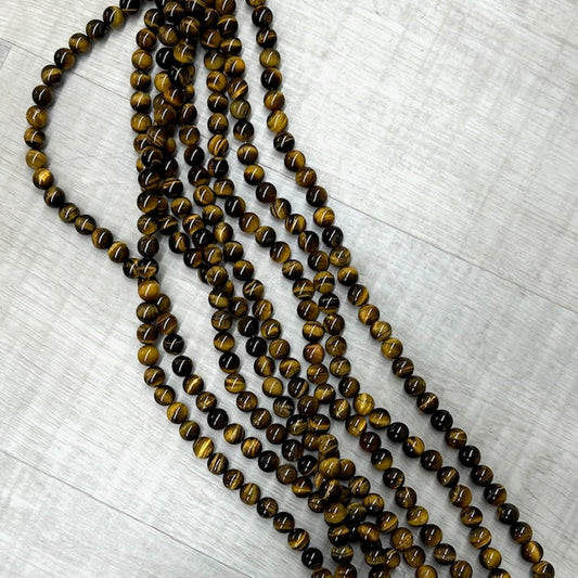 Tiger Eye 10mm, 16" Strand