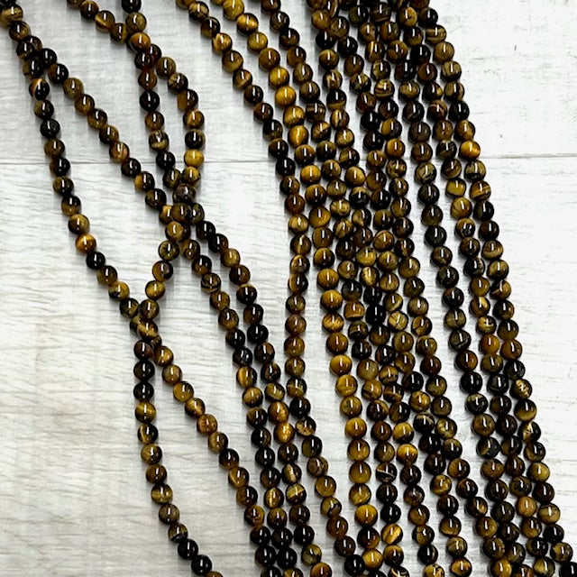 Tiger Eye 6mm, 16" Strand