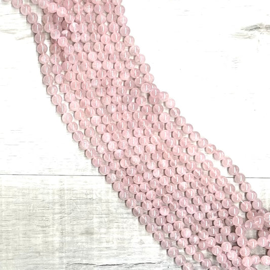 AAA Rose Quartz 8mm, 16" Strand