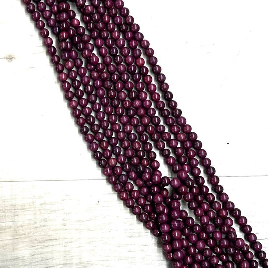 Purple Heart Wood, 8mm, 16" Strand