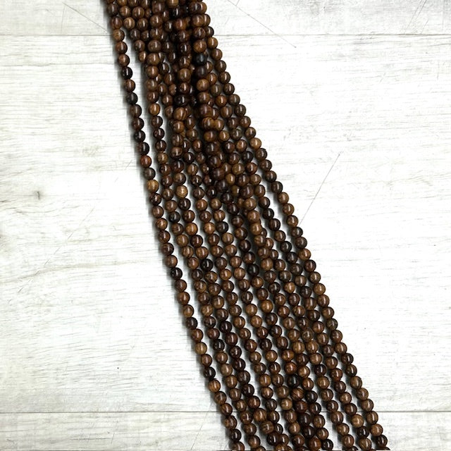 Black Rosewood, 6mm, 16" Strand