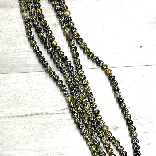 Green Soochow Jade, 8mm, 16" Strand