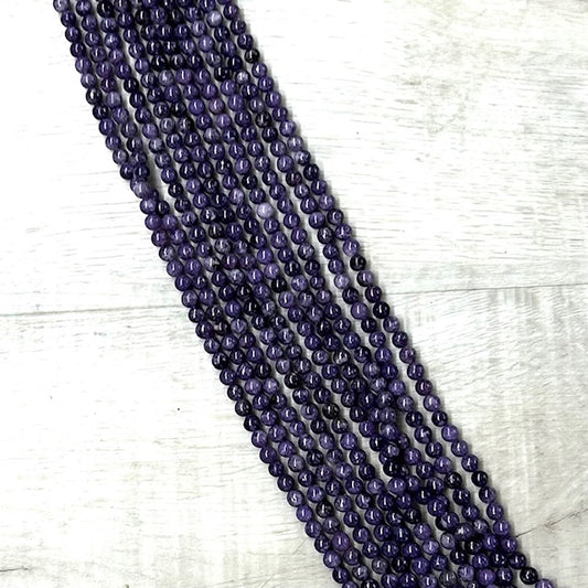 Lepidolite, 6mm, 16" Strand