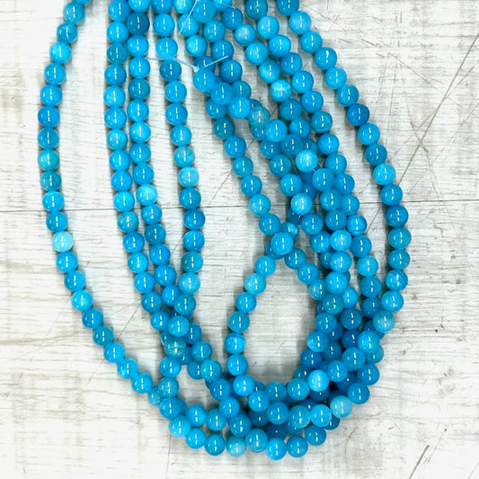 Mashan Jade - Blue 8mm, 16" Strand