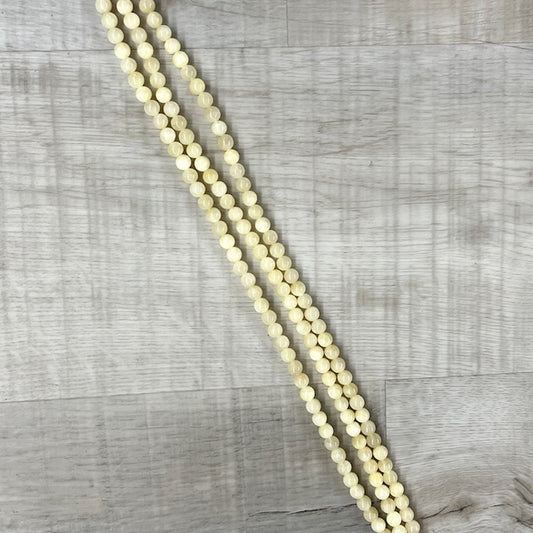 Yellow Jade Round 8mm, 16" Strand