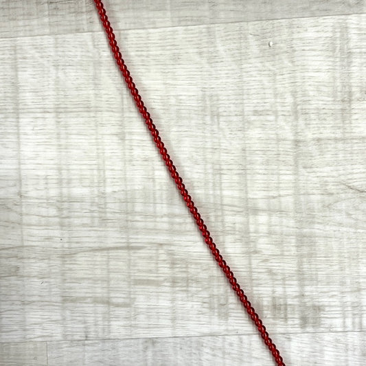 Red Quartz Round, 4mm, 16" Strand