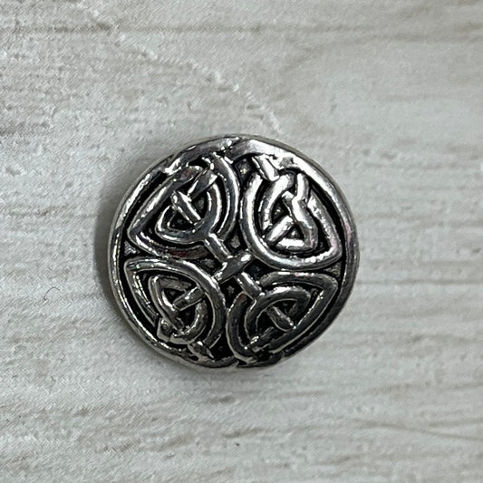 AS Celtic Knot Round Button, 18mm