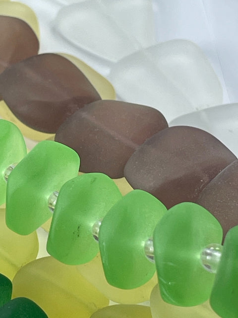 Sea Glass 7" Strand Assorted