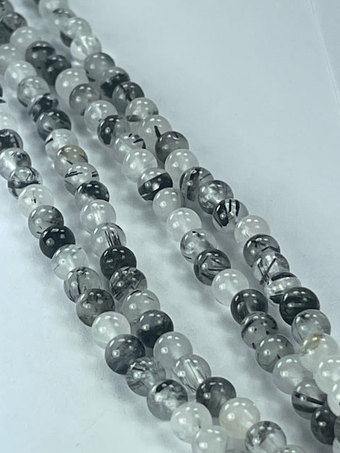 Rutilated Quartz, 4mm, 16" Strand