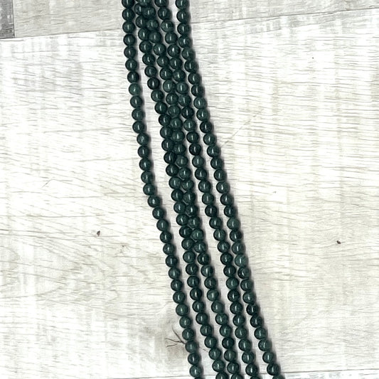 Green Crocodile Jasper, 6mm 16" Strand