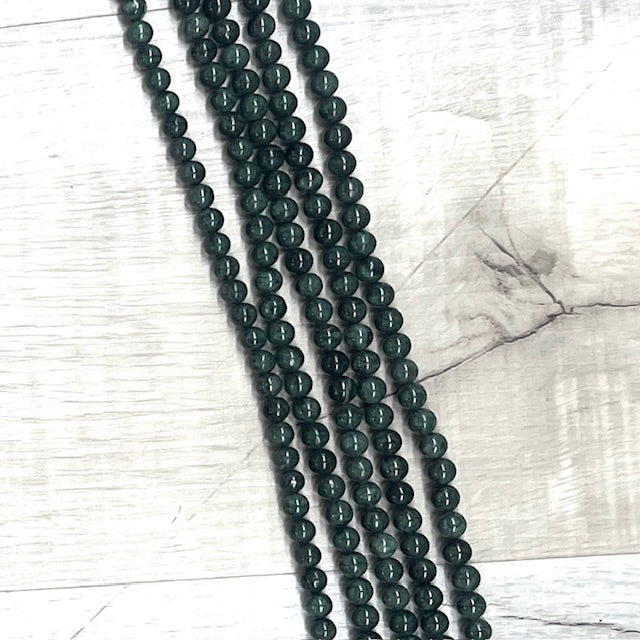 Green Crocodile Jasper, 8mm 16" Strand