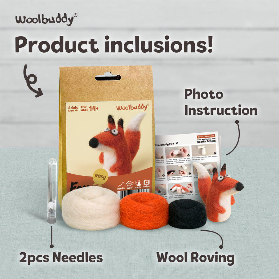 Woolbuddy Needle Felting Kits