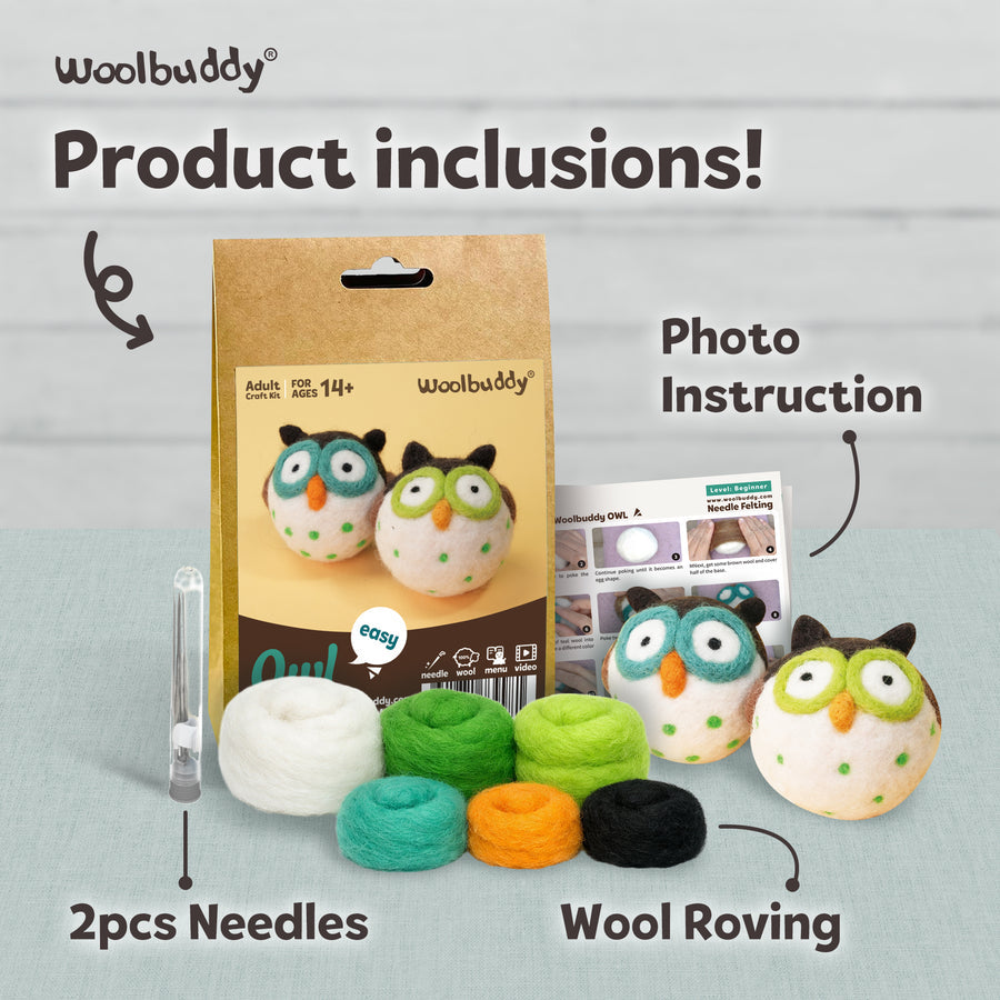 Woolbuddy Needle Felting Kits