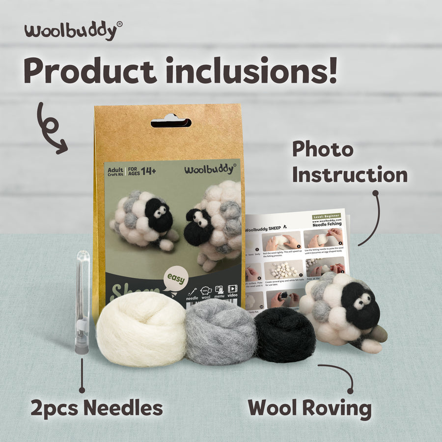 Woolbuddy Needle Felting Kits